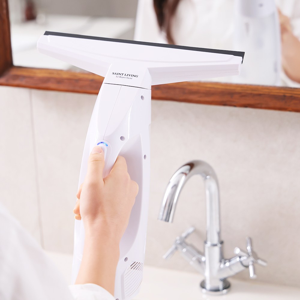 세인트리빙 쓱퀴지 전동 스퀴지 무선 욕실 화장실 물기 제거 유리창 닦이, 쓱퀴지 화이트, 1개, 현재가 72,170원