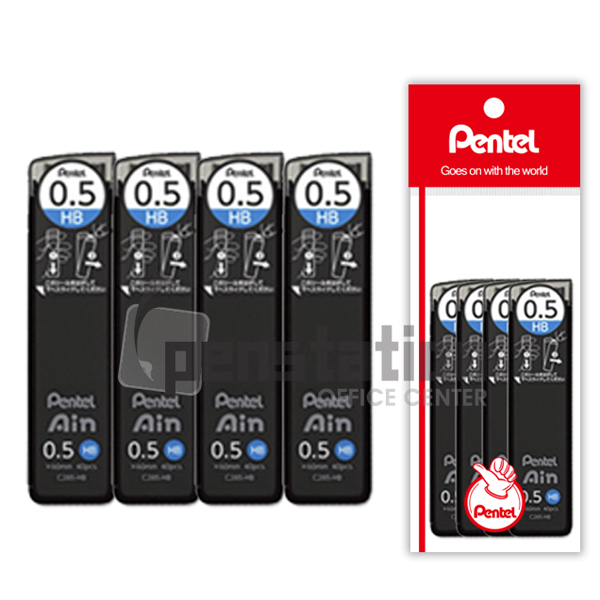 펜텔 아인슈타인 샤프심 0.5mm HB/B 4개 세트(신제품) 11,700원