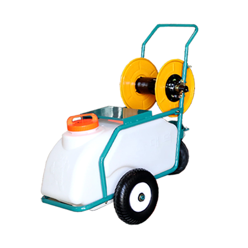 국산 분무기 프레임 대덕테크 엔진 동력 포터블 3륜 구르마 밀차 살포기 60L 물통 포함, 단일, 1개 327,900원