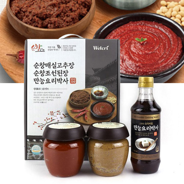 순창 고추장 된장 만능요리3종 선물세트 답례품(소비기한 2027년) 42,000원