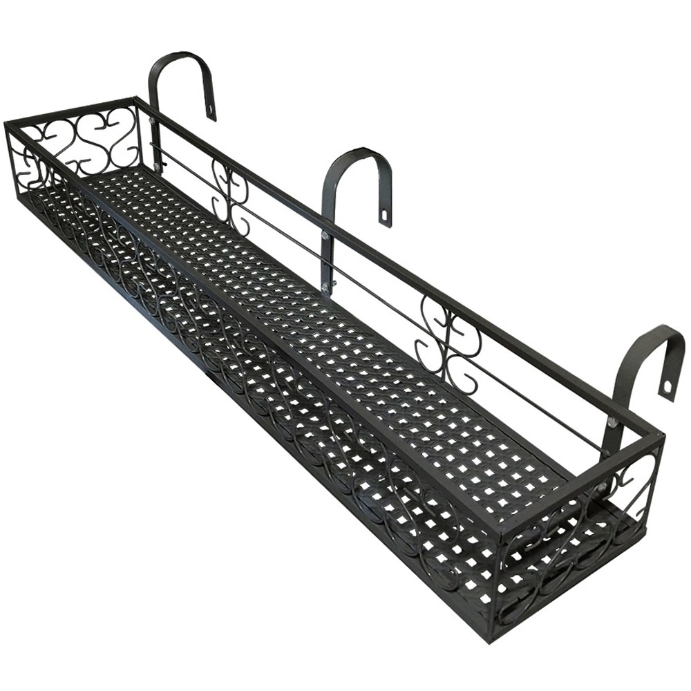 모칸도 베란다 화분걸이 난간 화분걸이대 (일반 직각형 100x25cm)  난간용 고리 35,550원