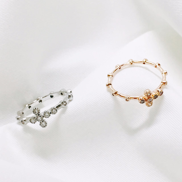 카렌 로즈골드 묵주반지 블링 십자가 실버반지 천주교묵주반지 남자 여자 커플 41,000원