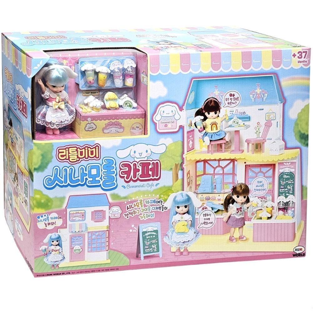 리틀미미 시나모롤카페 소꿉놀이 역할놀이 장난감ver8+2pRK 83,580원