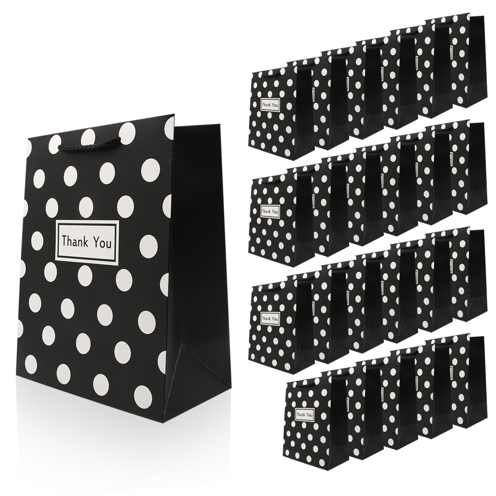 리드홈 튼튼한 코팅 쇼핑백, 땡땡이, 24개 11,000원