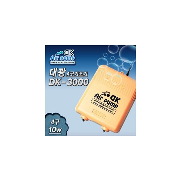 대광 DK-3000 4구에어펌프 산소발생 에어발생기 대광산소기 4구 기포발생기 29,000원