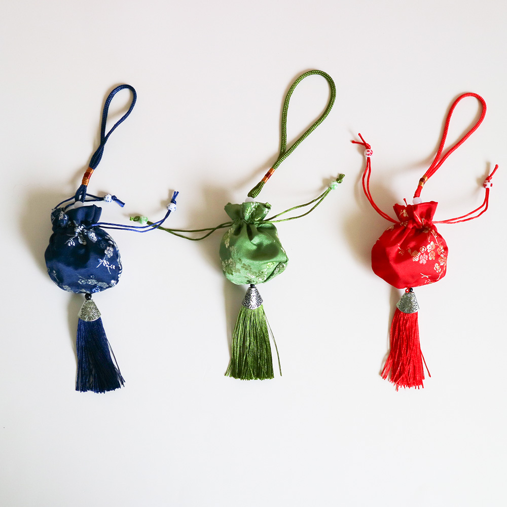 이노브홈 전통 복주머니 한국기념품 세뱃돈주머니 외국인선물, 연두 990원