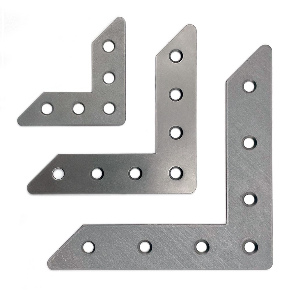 리우툴 ㄱ자 평철 코너철 각철 앵글 선반 가구 다이 연결 고정쇠 철물 브라켓 경첩 꺽쇠 국산, 1개 390원
