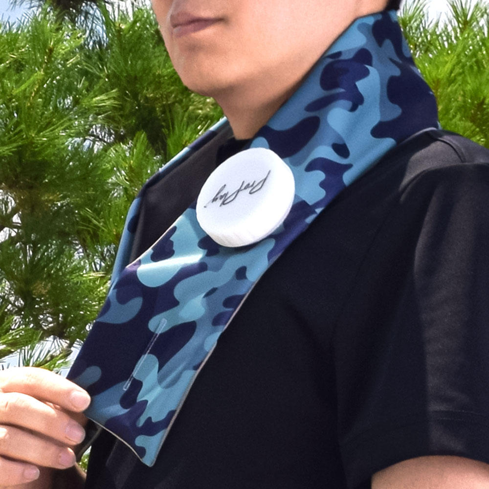 쿨플렉스 넥쿨러 골프 얼음주머니 아이스 넥 밴드 쿨 스카프 얼음 목도리, 카모, 1개 22,700원