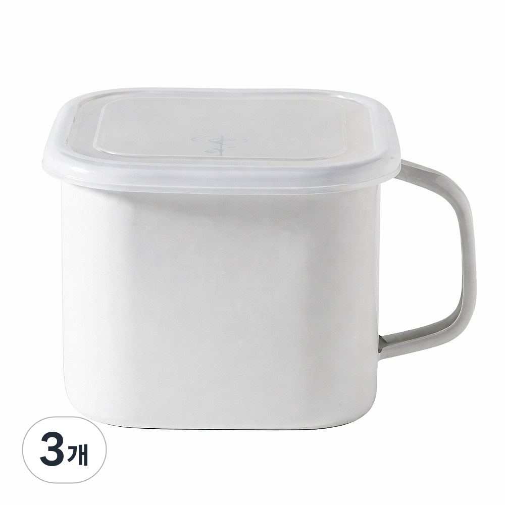 트래블앤쿡 IH 법랑캐니스터 밀폐용기 손잡이 사각법랑냄비 32,100원