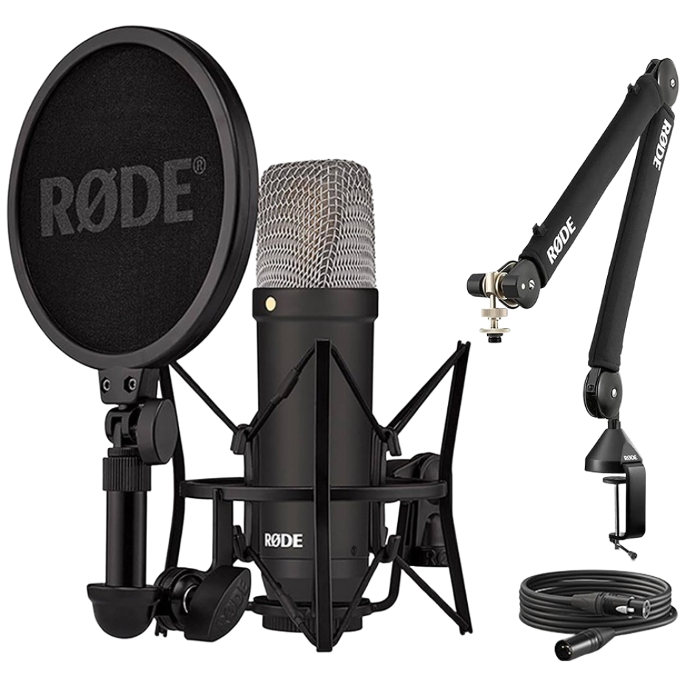 RODE NT1 시그니처 콘덴서 마이크 쇼크 마운트 케이블 PSA1 플러스 관절 탁상용 암 스탠드 [사운드캣/정품], NT1 시그니처(블랙)+PSA1 플러스 481,000원