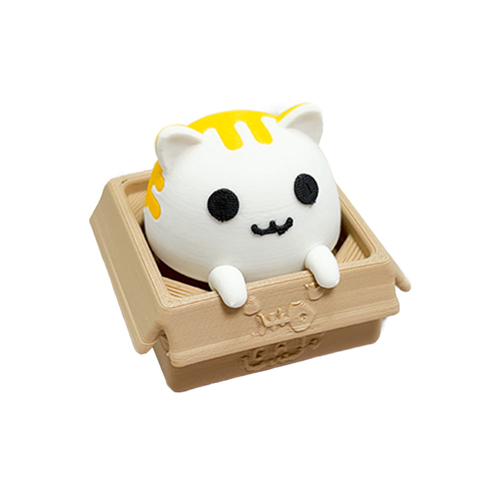 키보드 피젯 키캡 청축 2구 4구 키링, 1개, 냥박스 15,000원