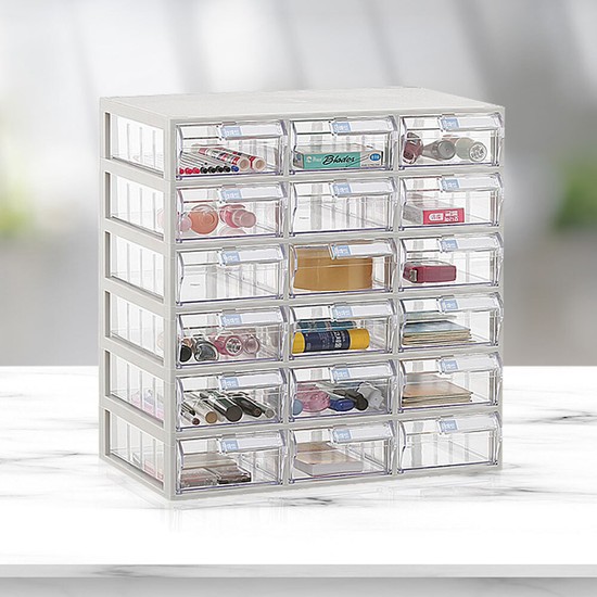 도매링크 다용도 투명 수납함 서랍식 정리함 틈새수납장 보관함 40,370원