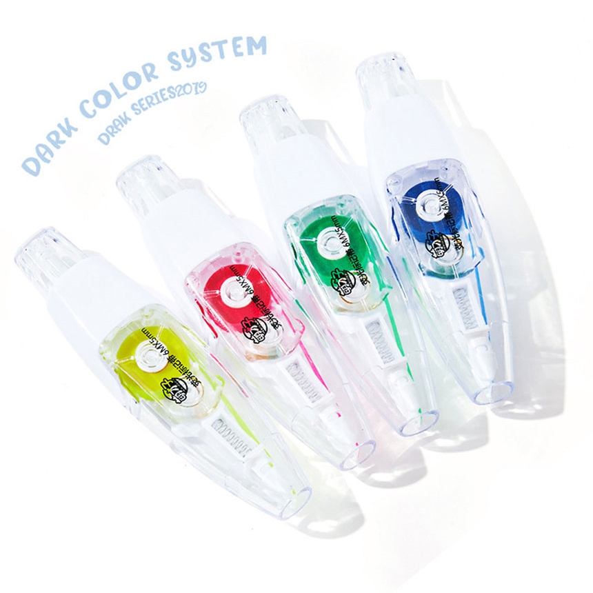 편한생활연구소 수정테이프형 형광펜 4색 세트 11,840원