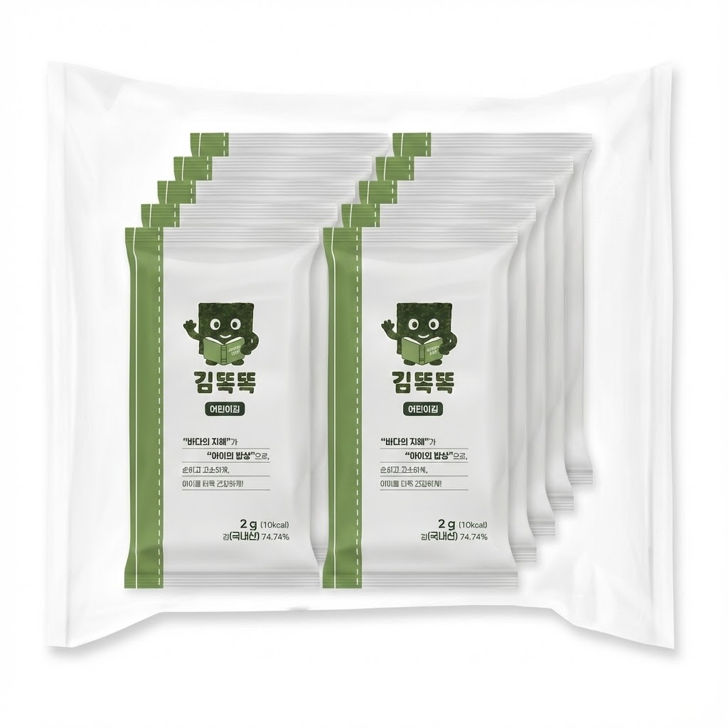 똑똑연구소 김똑똑 어린이김 아기김 저염김, 조미, 30개, 2g, 담백한맛 11,700원