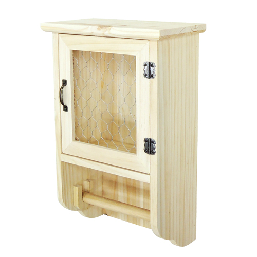 나무루리 원목 철망 휴지걸이 다용도 함 디자인 소품가구 인테리어 - 무도장, 1개 28,000원