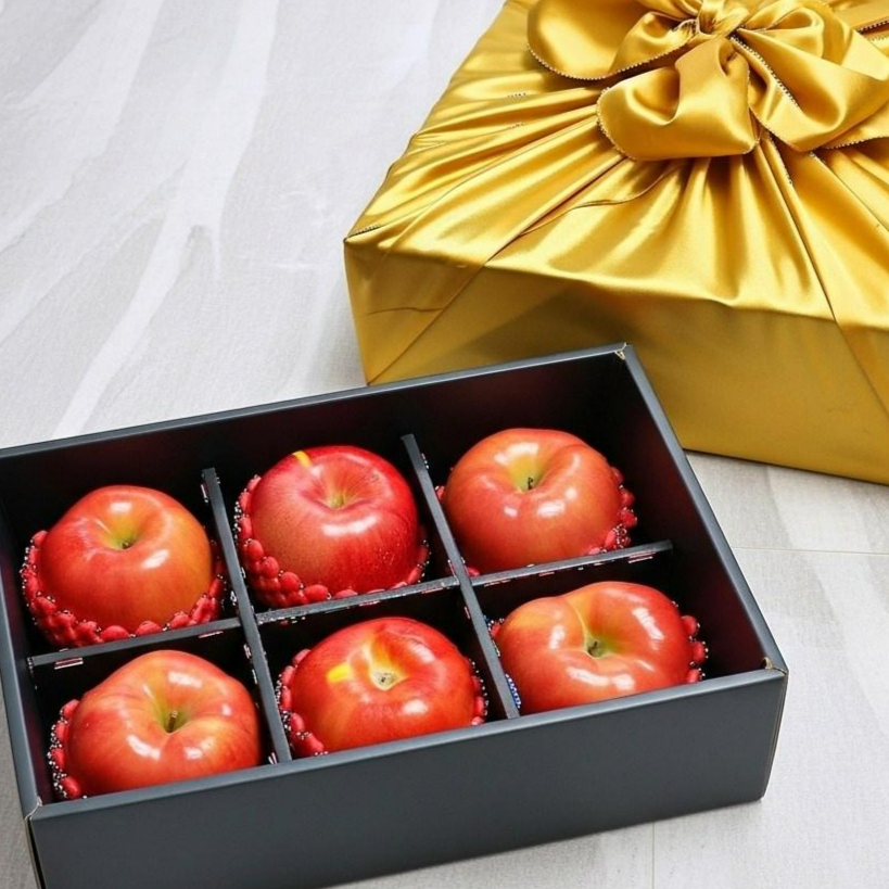 [백화점납품] 고급 포장으로 마음 전하는 6칸 보자기 과일 선물세트 59,010원