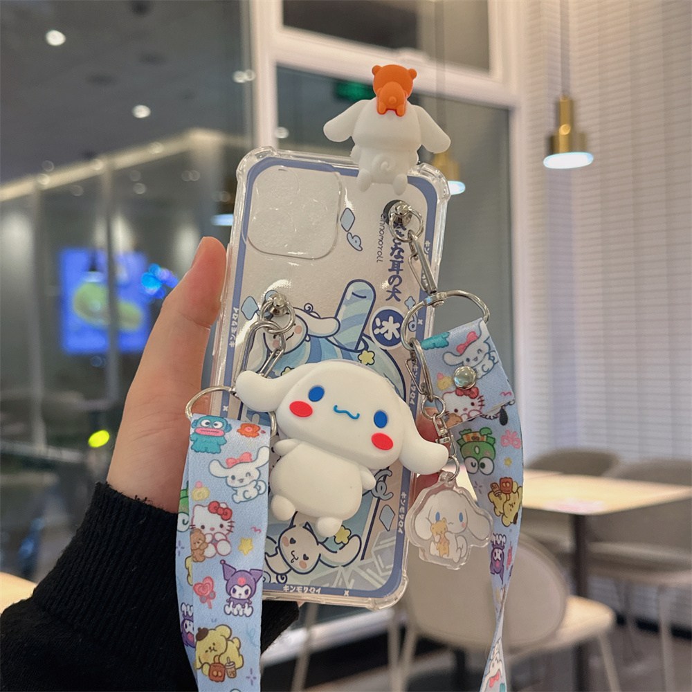 갤럭시A15 귀여운 시나모롤 캐릭터 초등폰 키즈폰 피규어 목걸이 스트랩 거치대 케이스 28,800원