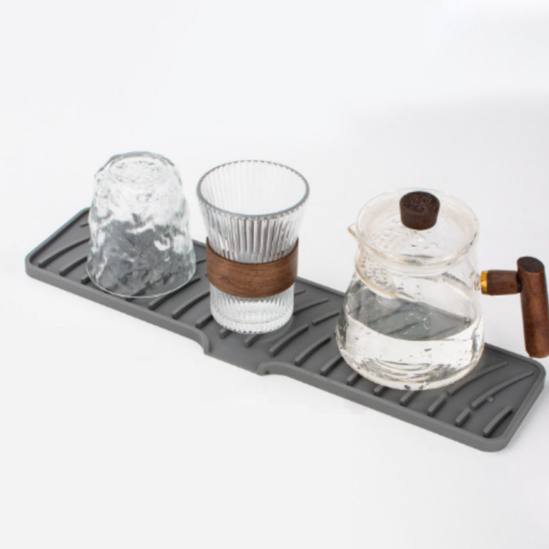 사라사 물빠짐 실리콘 다용도 건조매트 드라잉 트레이 와이드 대형 14,200원