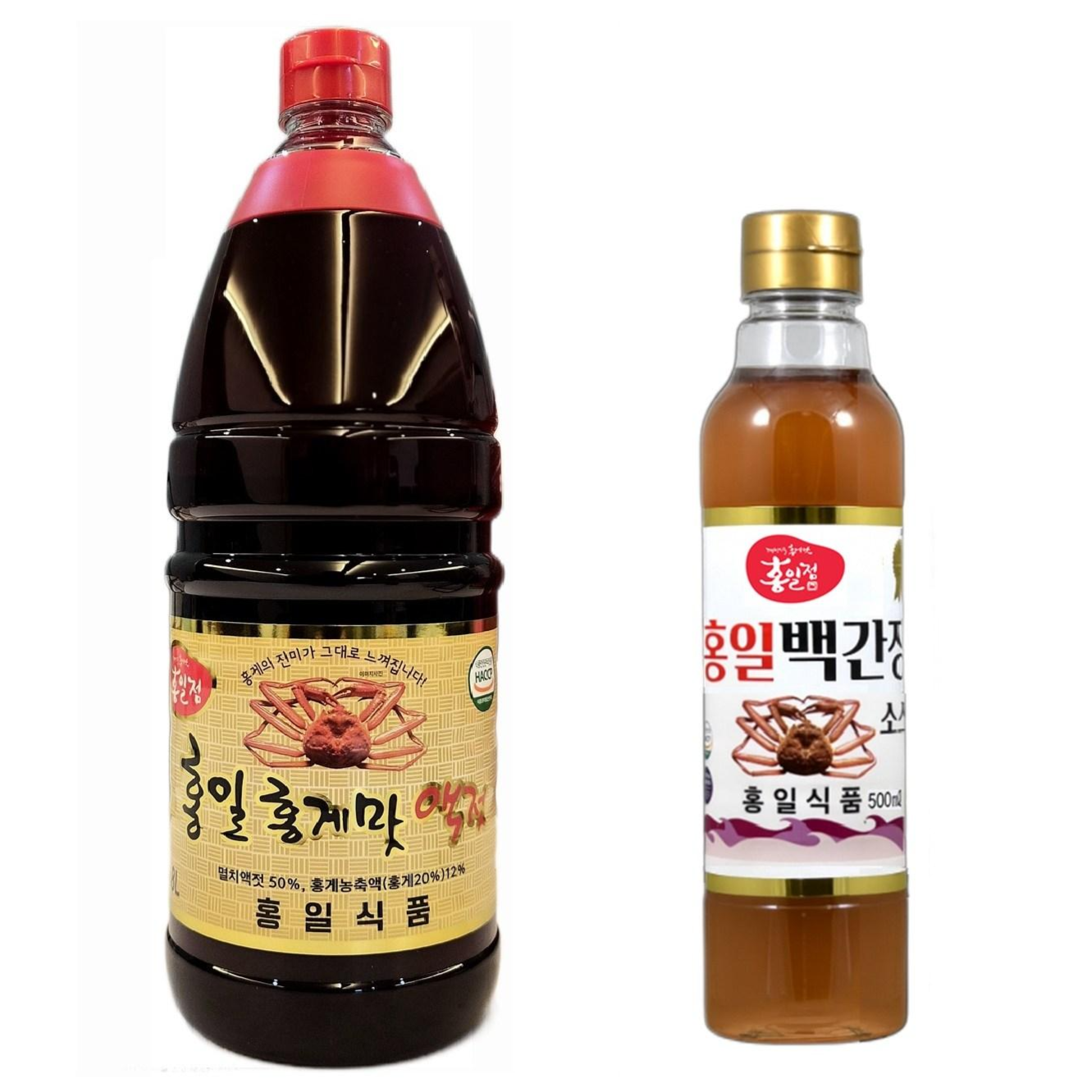 [홍일] 홍게맛액젓1.8리터 + 백간장500, 1세트, 2.3L 24,700원
