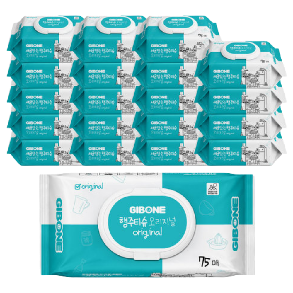 기본에 세균닦는 행주 티슈 캡형 37,900원