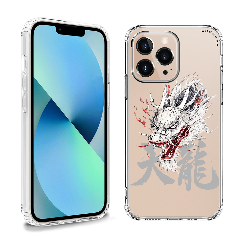 케이스포 신수컬렉션 천룡 프린팅 맥세이프 에어엣지 클리어 쉴드 케이스 25,000원