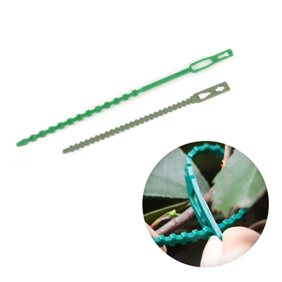 [힘찬쇼핑] 식물 꺽임방지 뿌리 지지대 고정타이 식물고정클립 3,700원