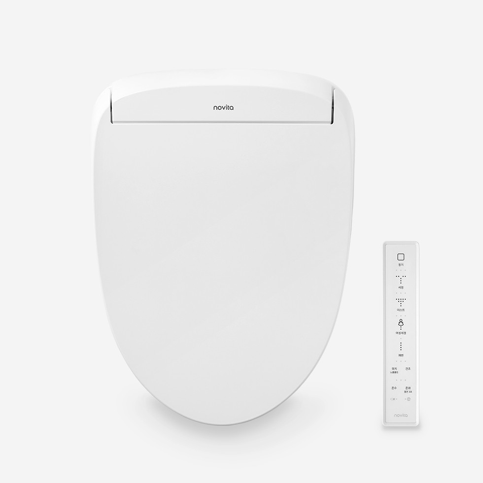 노비타 IPX7 리모컨 방수 공기방울 세정 건조 비데 BD-ECS4-03RA 고객직접설치 202,400원