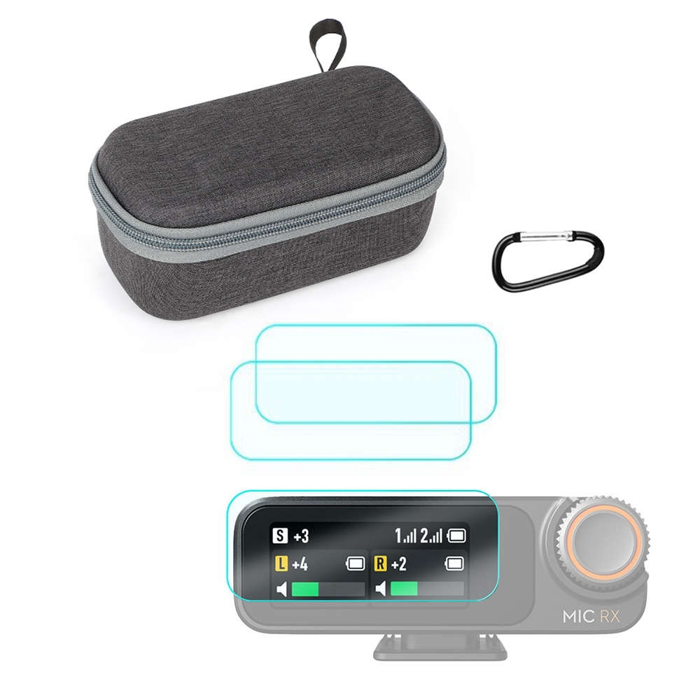 DJI MIC 3 전용 액정보호필름 휴대용 케이스 세트 디제이아이 마이크, 상품상세참조 27,500원