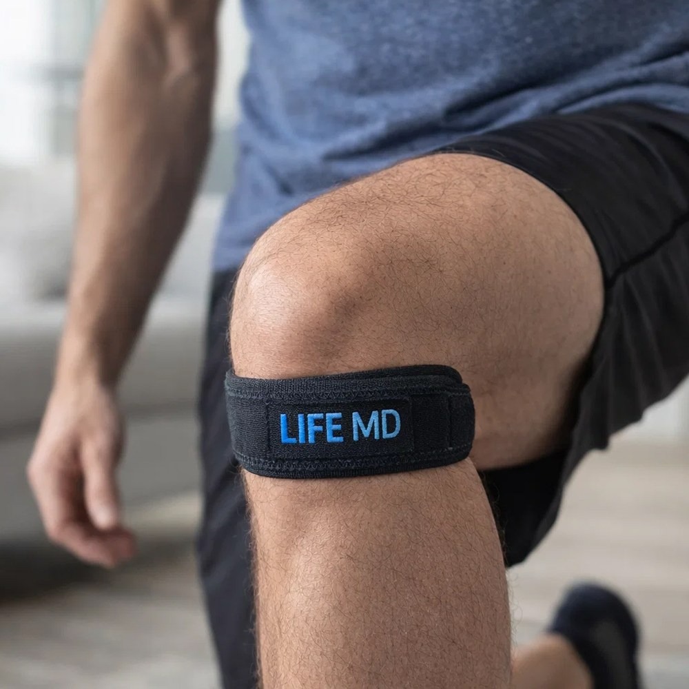 라이프엠디 1+1 의료용 슬개골 무릎 보호대 슬개건 관절 아대 기능성 고탄력 니슬리브 무릅 테이핑 압박 고정 가드 12,800원