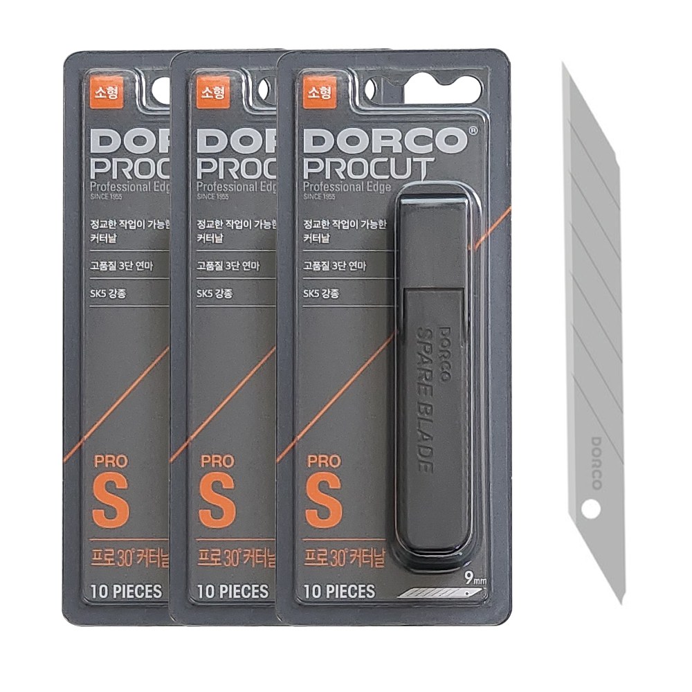 도루코 30도 PRO S30 커터날 10p 9,340원