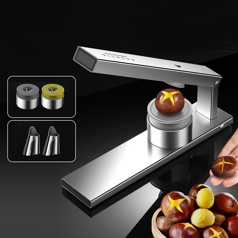 이칠가게 밤까는도구 밤까는기계 밤가위 가정용 밤 커팅기 밤 껍질 까는 기계, 1개, 단일 색상 30,000원