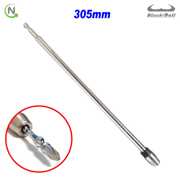 블랙불 롱비트연결대 육각 비트 연결대 305mm 양용비트가능 연결대 비트홀더 10,880원