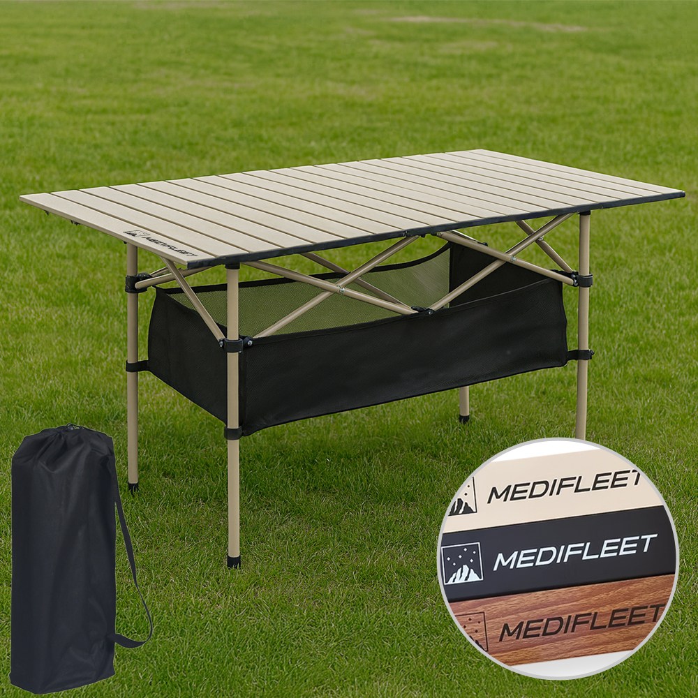 메디플릿 접이식 롤업 아웃도어 경량 캠핑 대형 테이블 수납 주머니 포함 29,980원