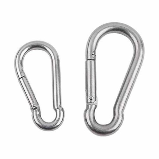 캠핑비너 강철비너 고강도 등산 캠핑 무료배송, 10개, 실버 4,600원