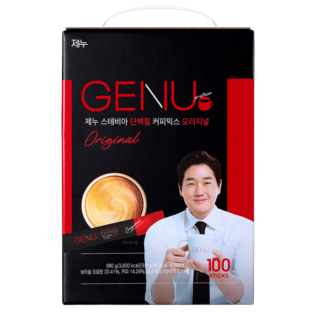 제누 스테비아 단백질 커피믹스 오리지널, 9.8g, 100개입, 1개 38,680원