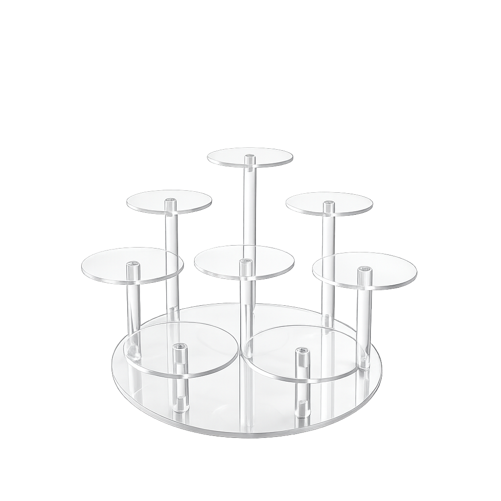 원형 아크릴 피규어 장식장 화장품 진열대, 1개 17,800원