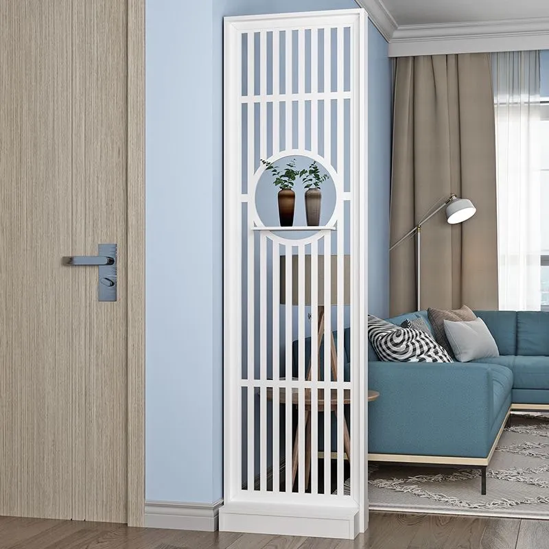 가벽 파티션 현관 공간분리 가림막 칸막이 선반 스트라이프 공간분리 가벽 파티션 사무실 침실 거실 원룸 현관, 화이트 100,000원