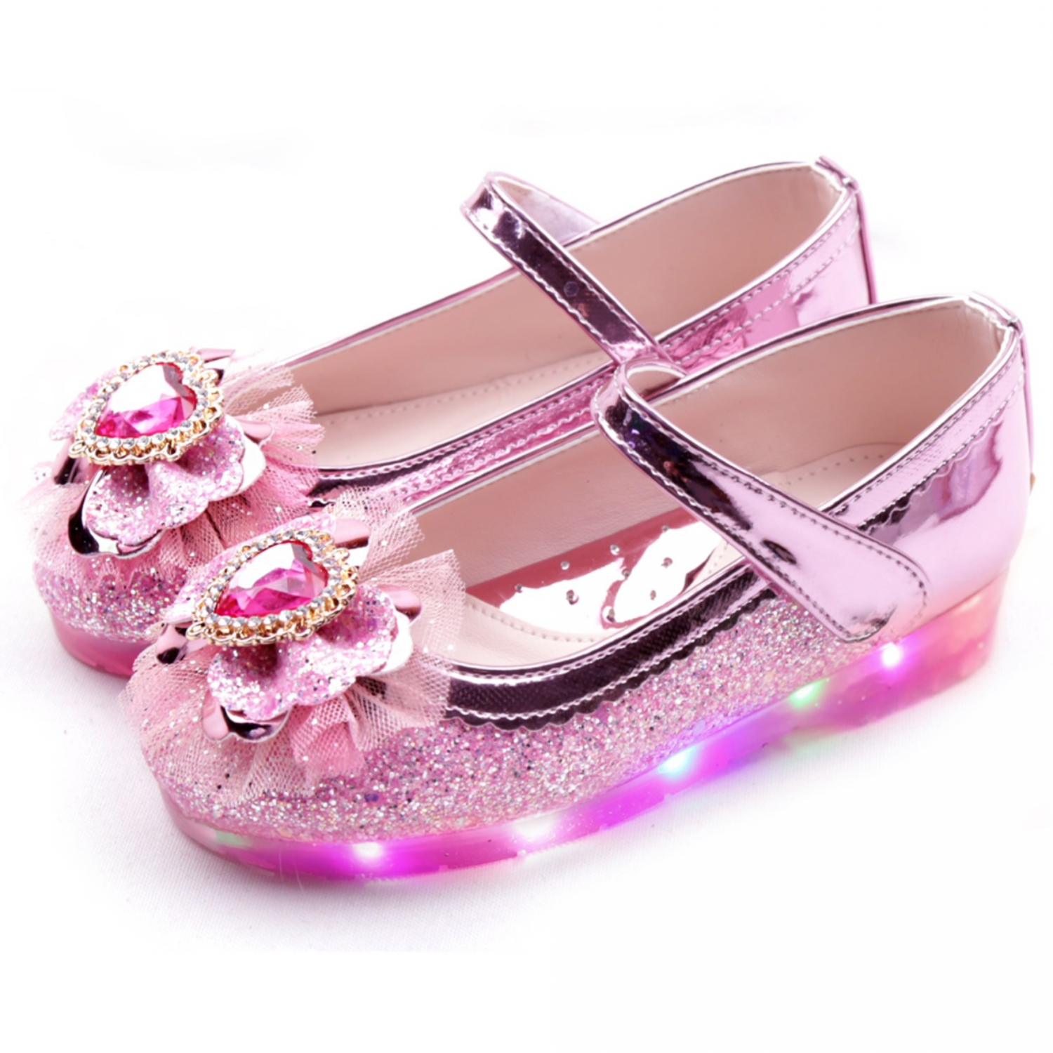 풋풋 러브 LED 구두 라이팅구두 발광구두 여아구두 봄구두 가을구두 신학기구두 공주구두 메리제인구두 38,800원