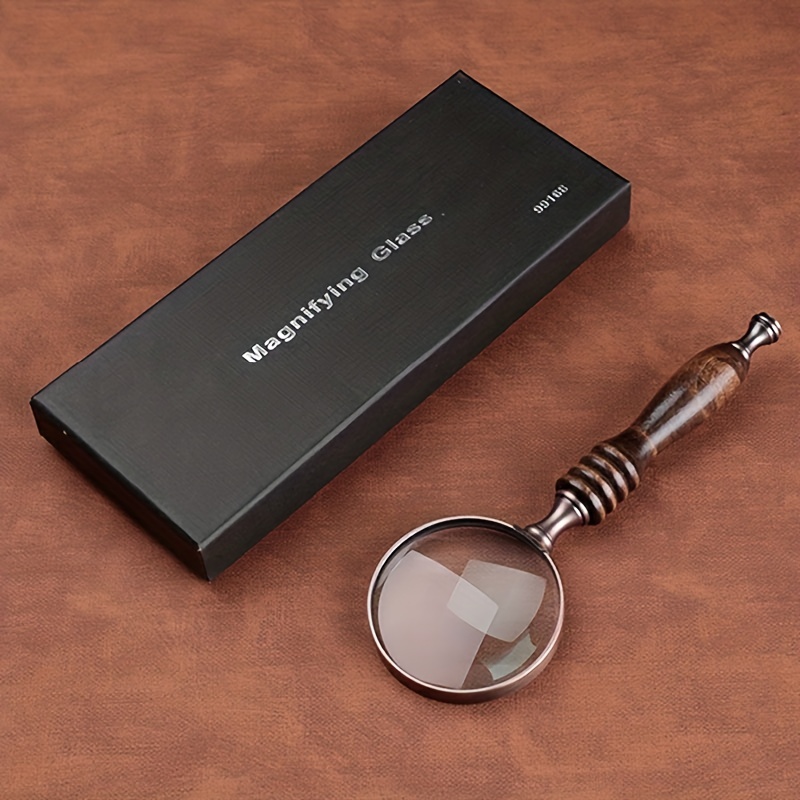 클래식 금속 휴대용 10배 독서 돋보기 15,500원