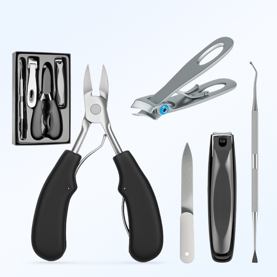 유니콘 전문 독일 품질 스테인리스 발톱깎이 5종 세트, 1세트, 은백색 25,200원