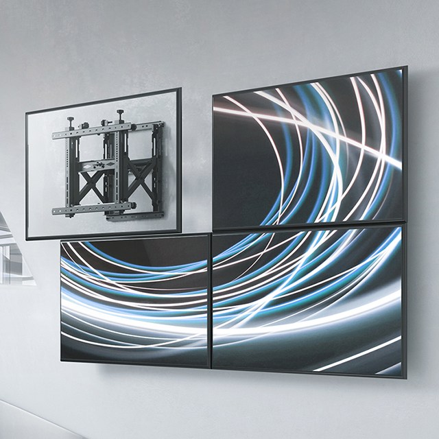 유지보수가 쉬운 비디오월 마운트 멀티비젼 원터치형 TV 모니터 거치대 브라 45인치 49인치 50인치 55인치 60인치 65인치 70인치 143,000원