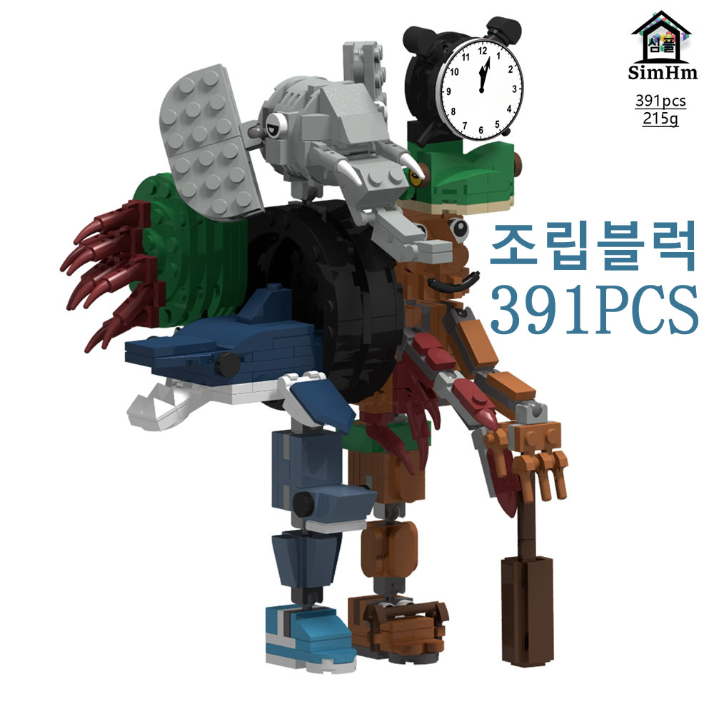 이탈리안 브레인롯 합체 캐릭터 Italian Brainrot 피규어 조립블럭 DIY 블록 4,900원