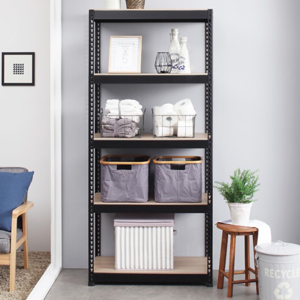 스피드랙 5단 선반, 05-217 5단 가로 1200 깊이 400 높이 1500 블랙앵글 125,900원