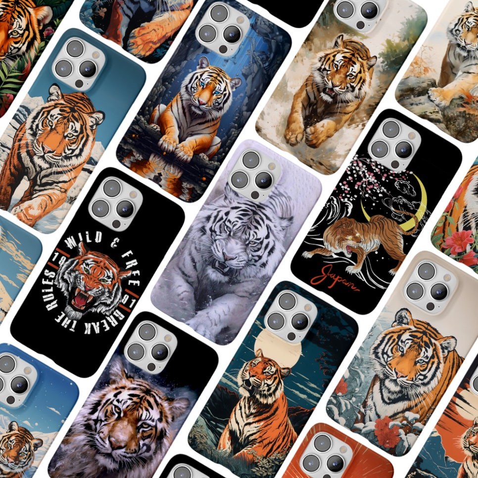 전기종 호랑이 케이스 아이폰SE4 아이폰11 아이폰12 아이폰13 아이폰14 아이폰15 아이폰16 13,500원