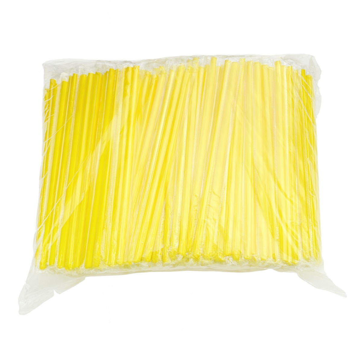제이디팩 일자 빨대 7*210mm 노랑 개별포장 500개, 1세트, 500개입 8,200원