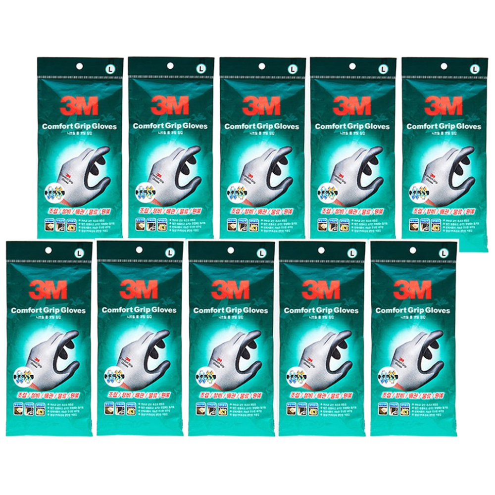3엠 장갑 3M 반코팅 목장갑 안전 작업용 회색 L 3P G9 22,900원