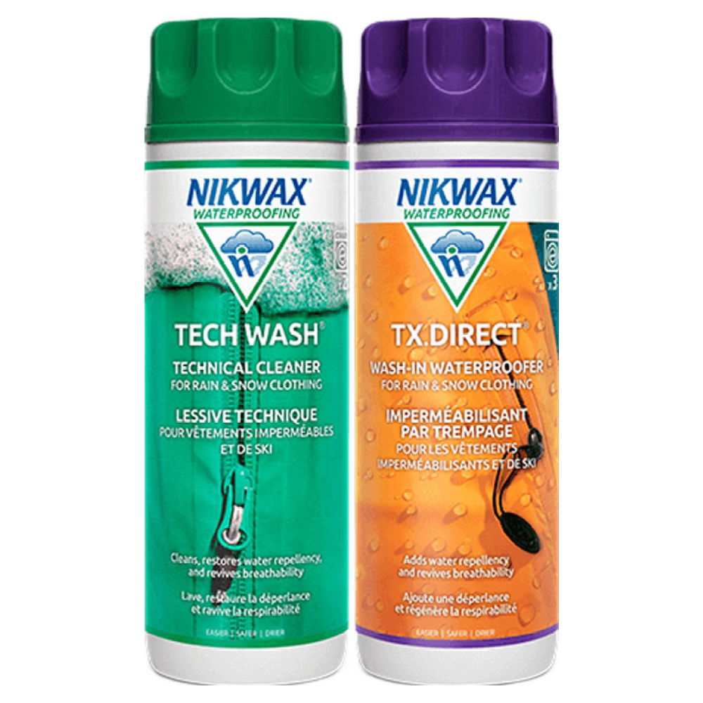 닉왁스 테크워시+워시인 세트 고어텍스 세탁 텐트세탁 아웃도어 의류 세탁세제 발수제, 1세트, 300ml 22,800원