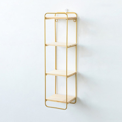페어링 아이롱 벽걸이 선반, 골드, 4단 15,000원