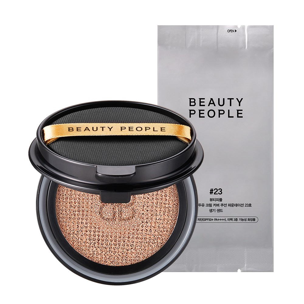 뷰티피플 철벽녀 시즌16 두유 크림 커버 쿠션 파운데이션 리필, 23호 리필, 1개 10,500원