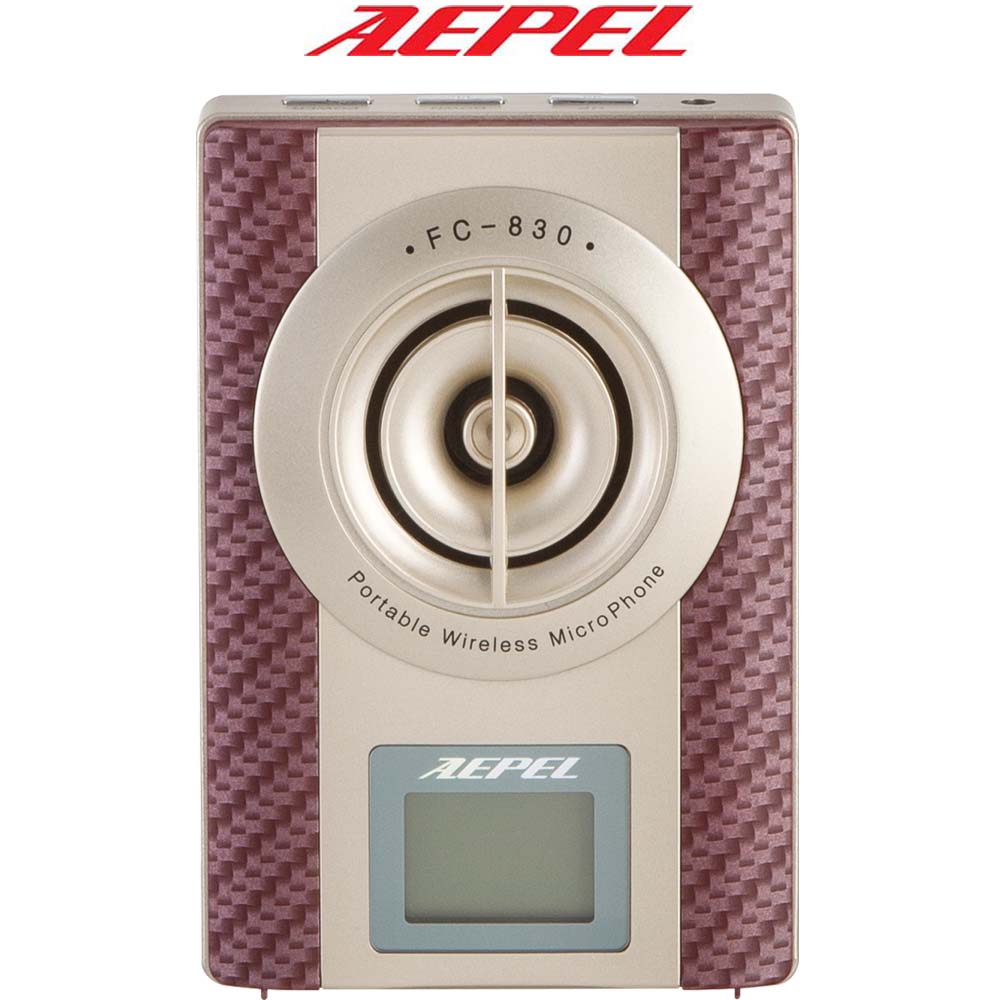 (AEPEL) (기가폰) 무선 에펠폰 FC-830 (강의용/휴대용마이크) (색상선택)(레드) 335,000원